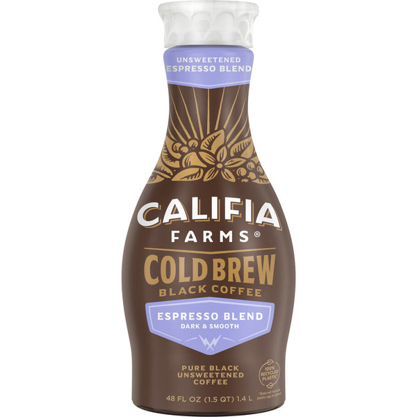 Califia Farms Pure Black Espresso Blend Cold Brew Coffee