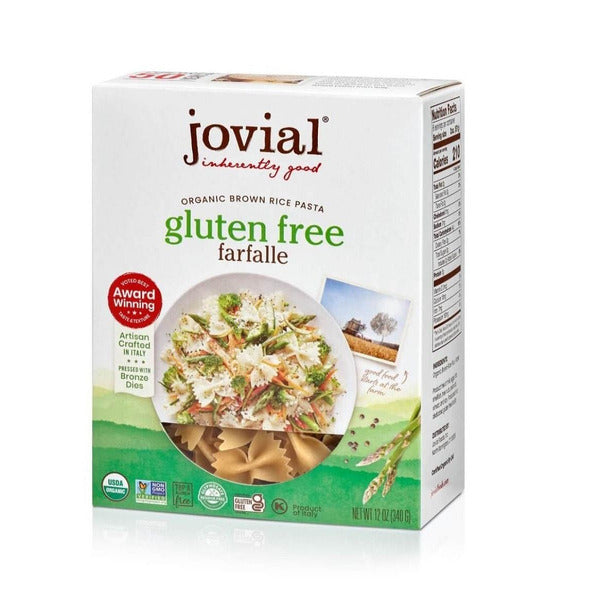 Jovial 100% Organic Gluten Free Brown Rice Farfalle