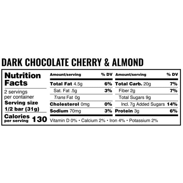 Kate's Real Food Organic Snack Bar, Dark Chocolate Cherry & Almond