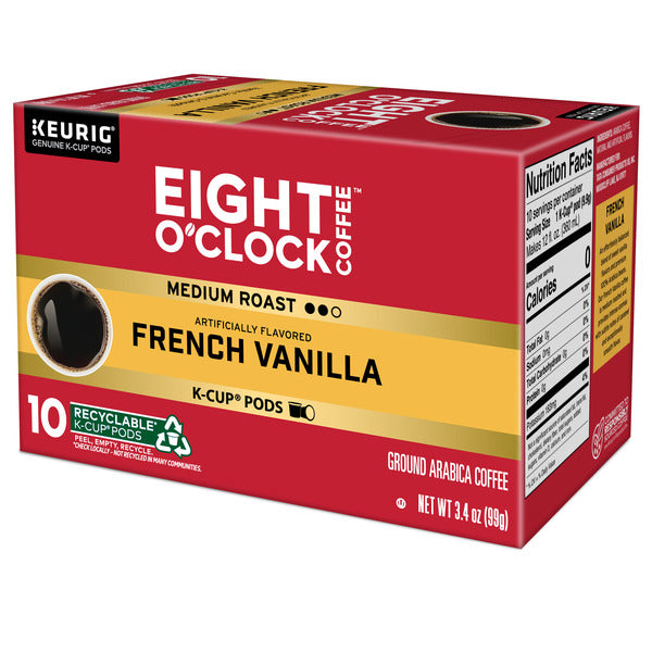 Eight O’Clock French Vanilla Medium Roast Coffee K-Cup Pods