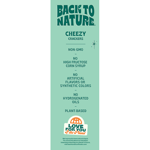 Back to Nature Cheezy Crackers