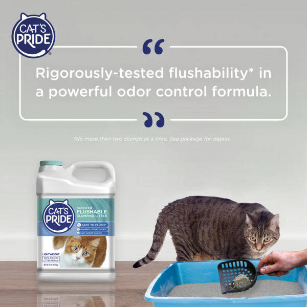 Cat's Pride Flushable Lightweight Scented Clumping Litter