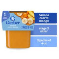 Gerber Stage 2 Baby Food Banana Carrot Mango Puree...
️