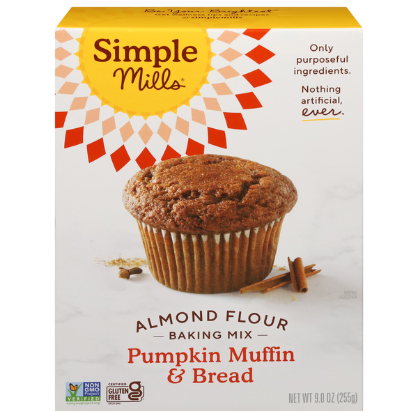 Simple Mills  Almond Flour Pumpkin Muffin & Bread Baking Mix