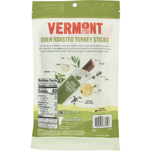 Vermont Creamery Oven Roasted Turkey Sticks