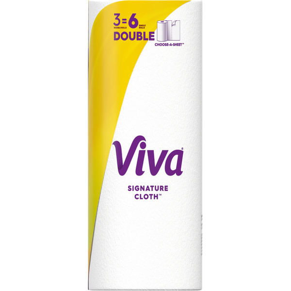 Viva 1-Ply Choose-A-Sheet Double Rolls Paper Towels