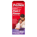 TYLENOL Pain + Fever Relief Cold Medicine, Grape, 4 fl. oz