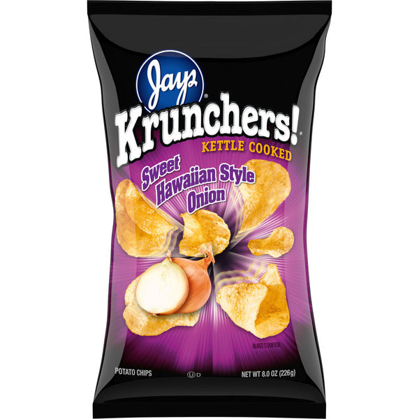 Krunchers  Sweet Hawaiian Style Onion Kettle Chips