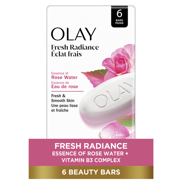 Olay Fresh Radiance Beauty Bar, Rose Water