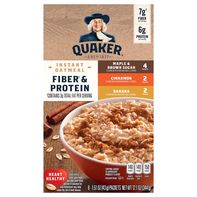 Quaker Fiber & Protein Assorted Instant Oatmeal️