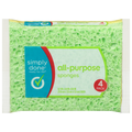 Simply Done Sponges, All-Purpose, 4 Pack