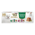 Fancy Feast Gems Pate Cat Food Mousse Chicken or beef and a Halo of Savory Gravy Wet Cat Food Variety Pack - (1) 8 ct. Boxes