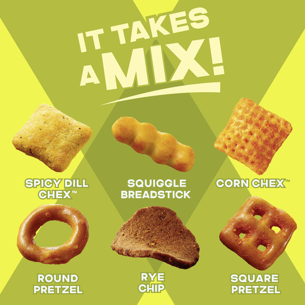 Chex Mix Spicy Dill Savory Snack Mix