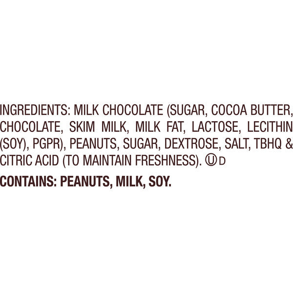 Reese's Milk Chocolate Snack Size Peanut Butter Cups Candy