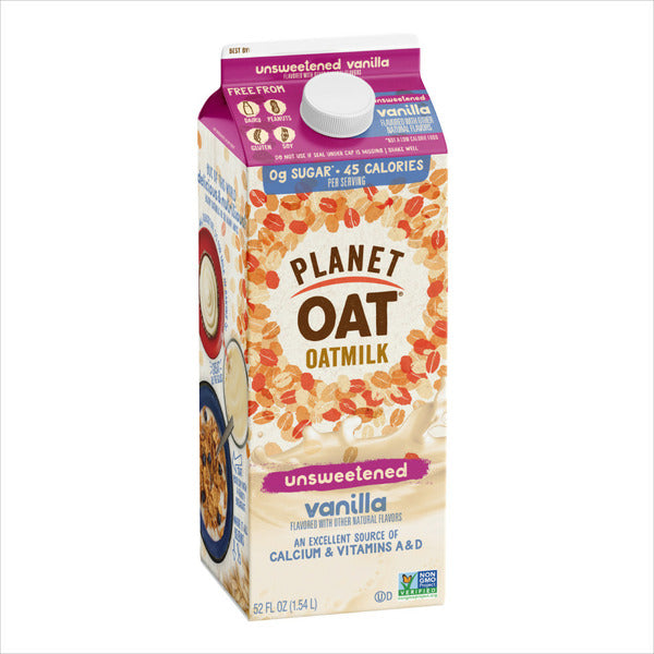 Planet Oat Unsweetened Vanilla Oatmilk