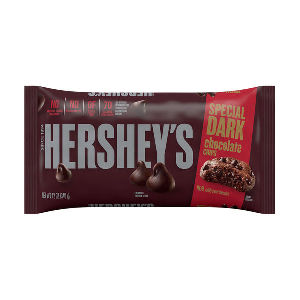 Hershey's SPECIAL DARK Mildly Sweet Chocolate Baking Chips Bag, 12 oz