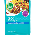 Food Club Seasoning Mix, Reduced Sodium, Taco