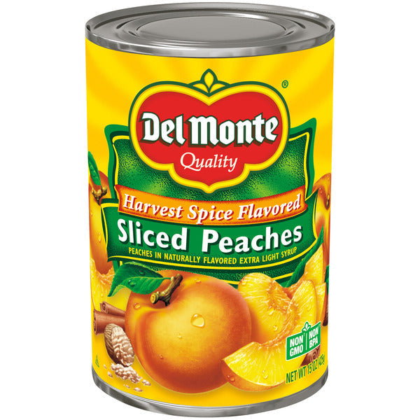 Del Monte Peaches, Sliced, Harvest Spice Flavored