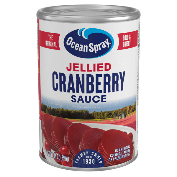 Ocean Spray Jellied Cranberry Sauce, Canned Side Dish
