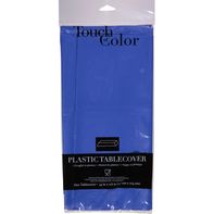 Touch of Color Tablecover, Plastic, Cobalt️