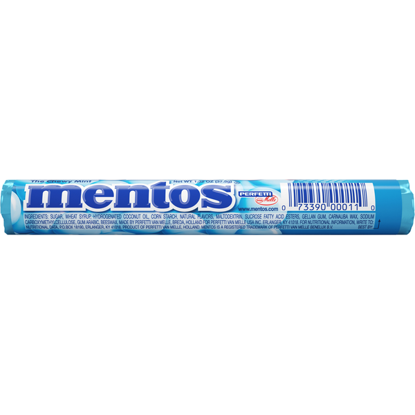 Mentos Mint Chewy Mint Candy Roll