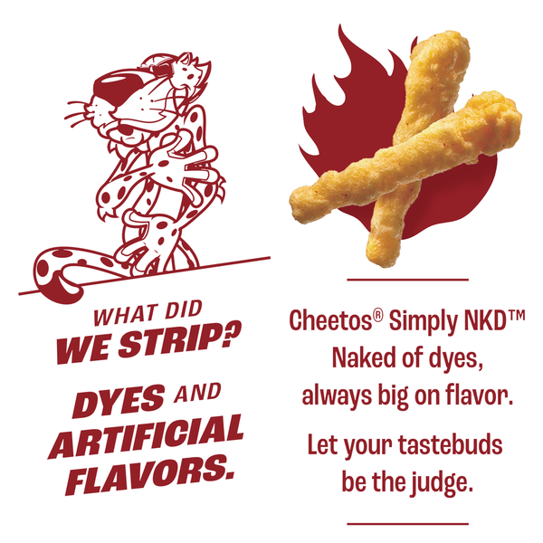 Cheetos Simply NK Flamin' Hot Crunchy Cheese Chips