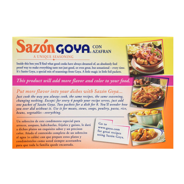Goya Sazón Seasoning, with Azafran