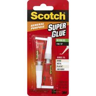 Scotch Super Glue, General Purpose, Fine Tip, No R...
️