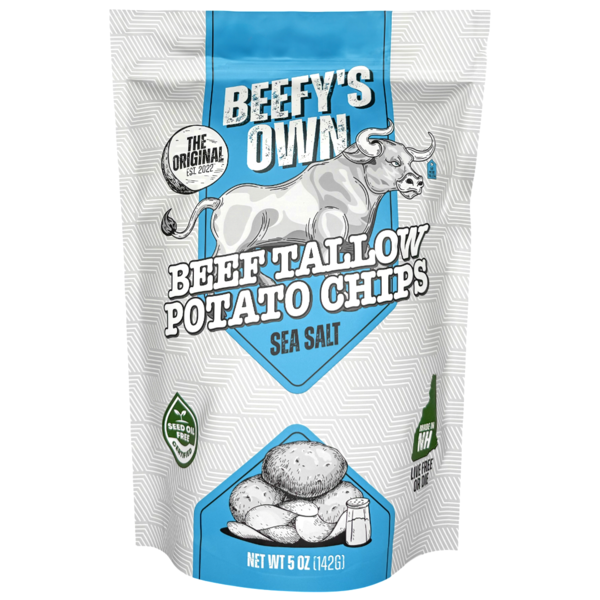 Beefy's Own Beef Tallow Potato Chips (Sea Salt)