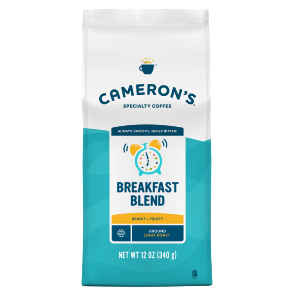 Cameron's Coffee Bag, Breakfast Blend Light Roast Ground Coffee