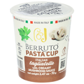 Berruto Italian Tagliatelle with Creamy Mushroom Sauce Pasta Cup