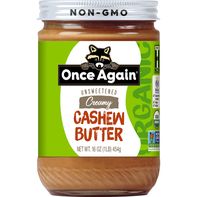 Once Again Cashew Butter, Organic, Creamy, Unsweet...
️
