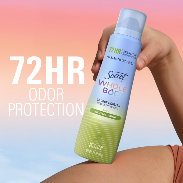 Secret Whole Body Deodorant Spray for Women