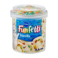 Pillsbury Funfetti Vanilla Frosting, 15.6 Oz Tub️