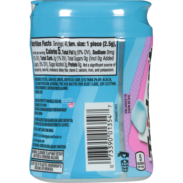 Trident Vibes Cotton Candy Sugar Free Gum