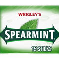 Wrigley Spearmint Chewing Gum Single Pack Stick️