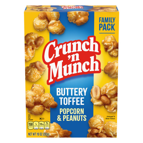 Crunch ‘n Munch Buttery Toffee Popcorn with Peanuts