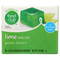 Food Club Lime Gelatin Dessert️