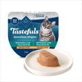 Blue Buffalo Tastefuls Spoonless Singles Wet Cat Food, Whitefish and Tuna, Twin Pack Cups