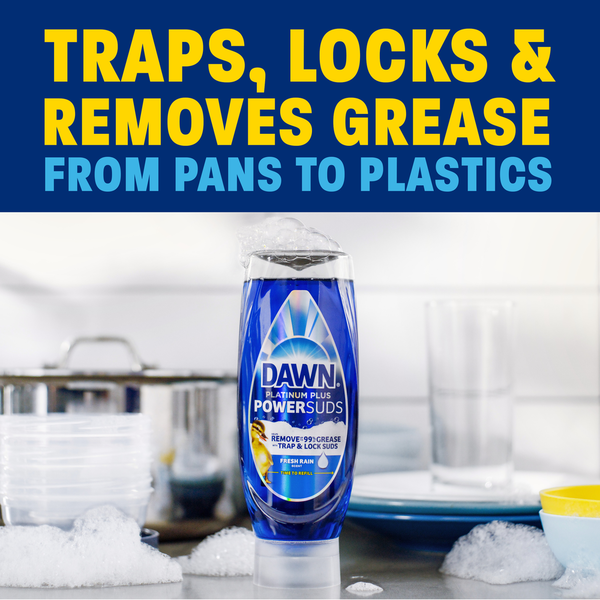 Dawn Platinum Plus PowerSuds Liquid Dish Soap
