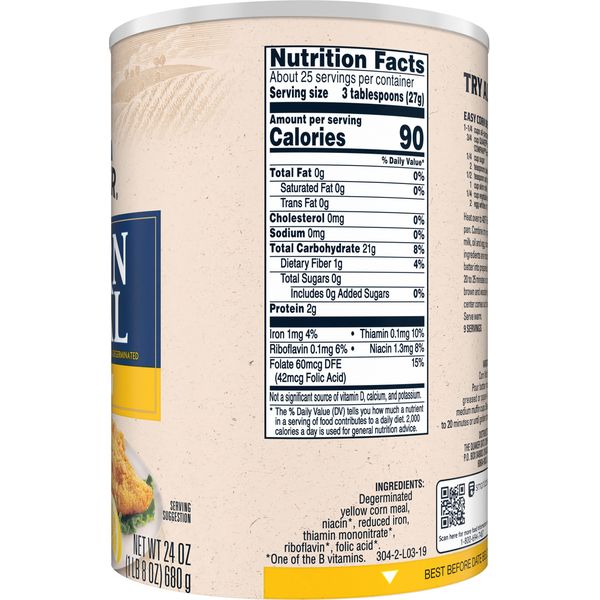 Quaker Corn Meal, Yellow