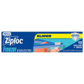 Ziploc Gallon Freezer Slider Bags, Power Shield™ Technology for More Durability