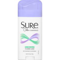 Sure Anti-Perspirant & Deodorant, Unscented, Invis...
️