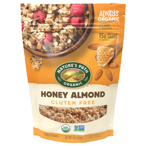 Nature's Path Organic Gluten Free Selections Honey Almond Granola with Chia