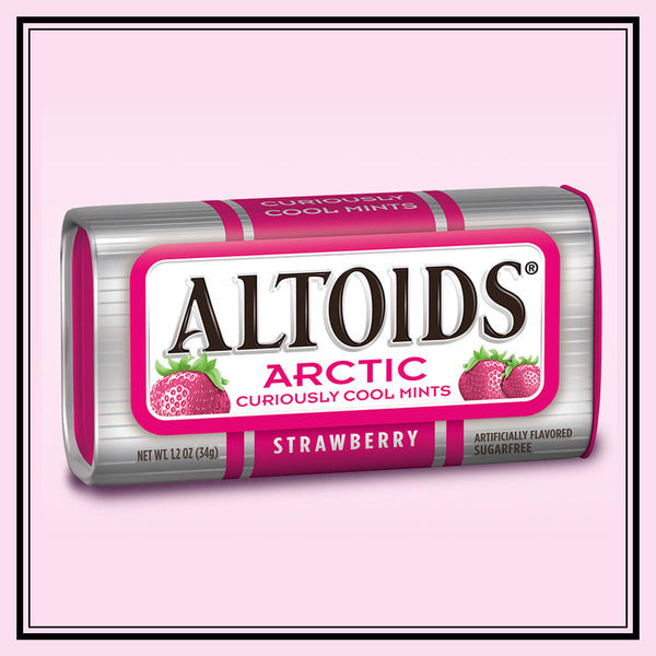 Altoids Arctic Strawberry Sugar Free Breath Mints Single Pack