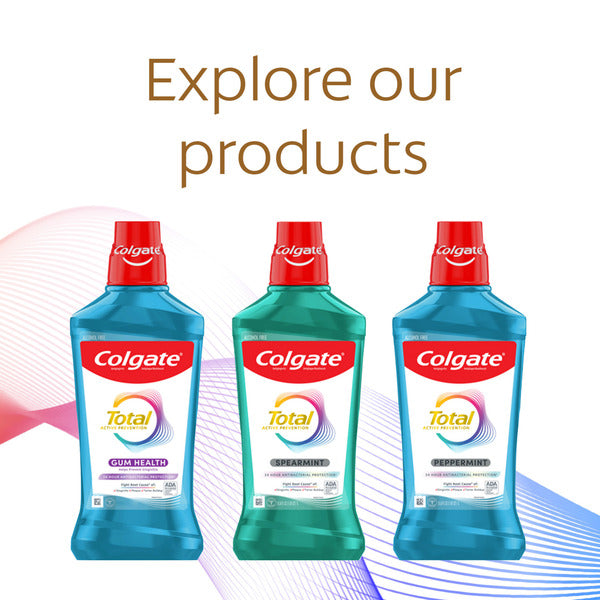 Colgate Alcohol Free Mouthwash, Antibacterial, Peppermint