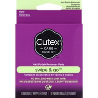 Cutex Nail Polish Remover Pads, Swipe & Go️