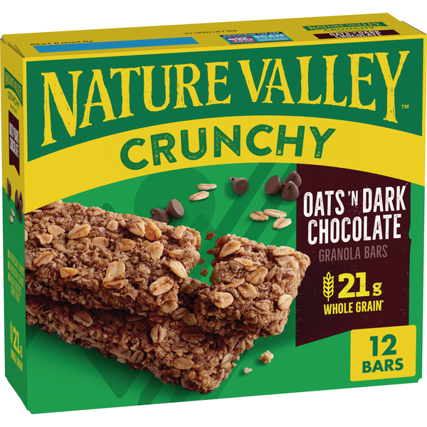 Nature Valley Oats 'n Dark Chocolate Crunchy Granola Bars