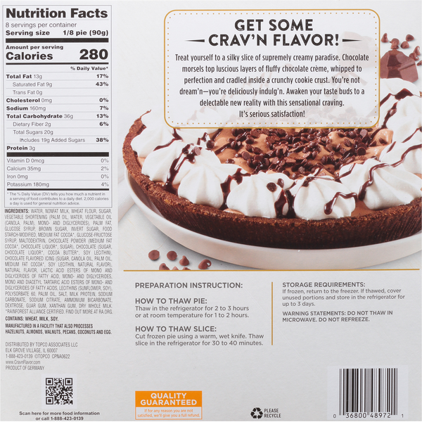 Crav'n Flavor Creme Pie, Chocolate