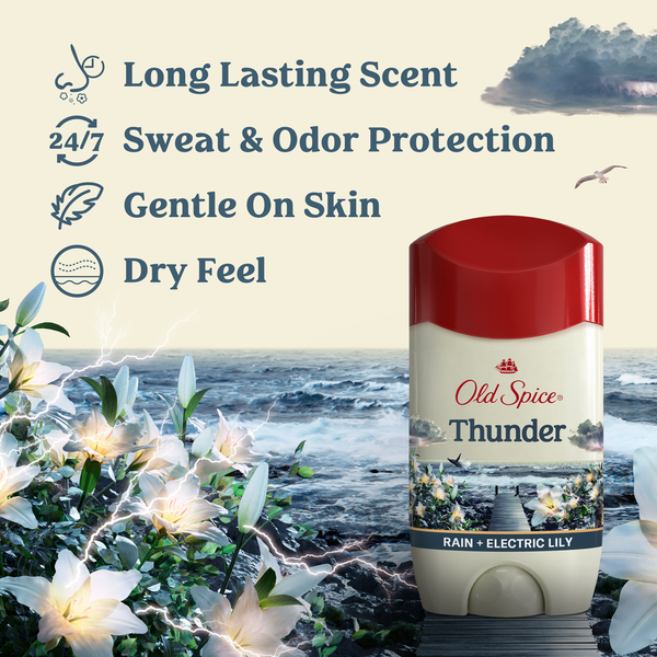 Old Spice Antiperspirant Deodorant for Men in Thunder Scent